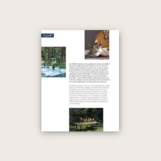 Buch - DINEUS Grand Prix Tableware<br>(CALLWEY Verlag)
